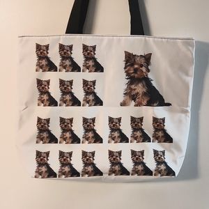 NEW- Tote Bag, Shoulder Bag- Dogs, Yorkies